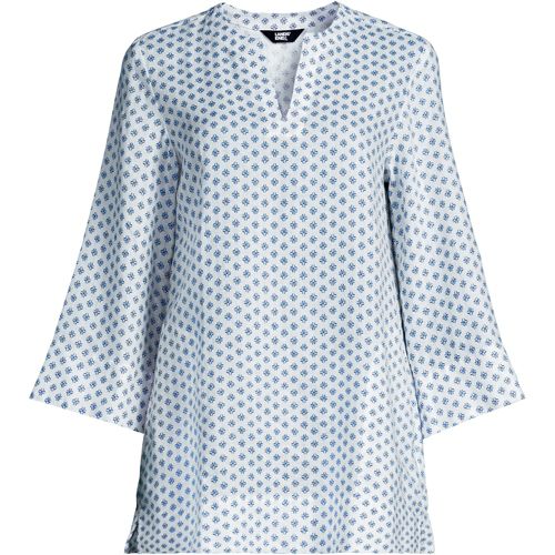 Women's Three Quarter Sleeve Linen Tunic Lands' End