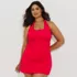 Women's Plus Size Square Neck Halter Swim Dress One Piece Swimsuit, alternative image