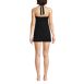 Women's Square Neck Halter Swim Dress One Piece Swimsuit, Back