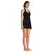 Women's Chlorine Resistant Square Neck Halter Swim Dress One Piece Swimsuit, alternative image