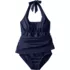 Women's Plus Size Square Neck Halter Swim Dress One Piece Swimsuit, alternative image