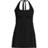 Women's Square Neck Halter Swim Dress One Piece Swimsuit, Front