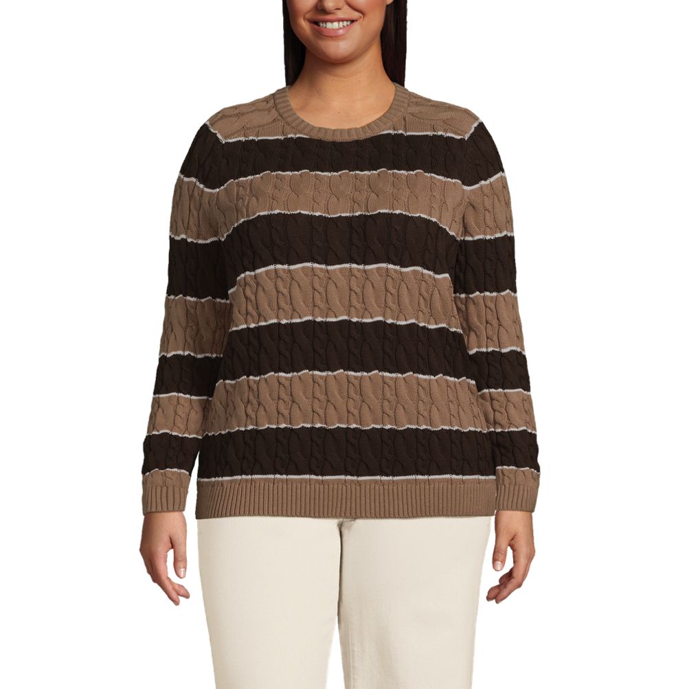 plus size crew neck sweater