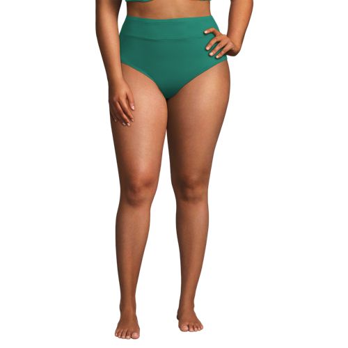 Women s Plus Size Bikini Bottoms Lands End