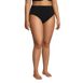 Women's Plus Size Chlorine Resistant High Leg High Waisted Bikini Swim Bottoms, alternative image