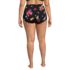 Women's Plus Size Tummy Control Tugless High Waisted Bikini Swim Bottoms, Back