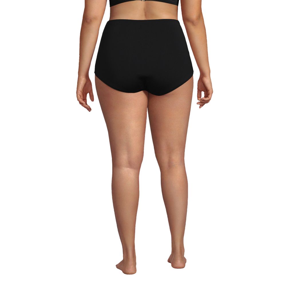 High-Waisted Boyshort Swim Bottoms for Women