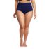 Women's Plus Size Tummy Control Tugless High Waisted Bikini Swim Bottoms, Front
