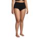Women's Plus Size Chlorine Resistant Tummy Control Tugless High Waisted Bikini Swim Bottoms, alternative image