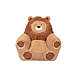Cuddo Buddies Toddler Plush Lion Chair, Front