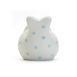 Child to Cherish Ceramic Polka Dot Bird Piggy Bank, Back