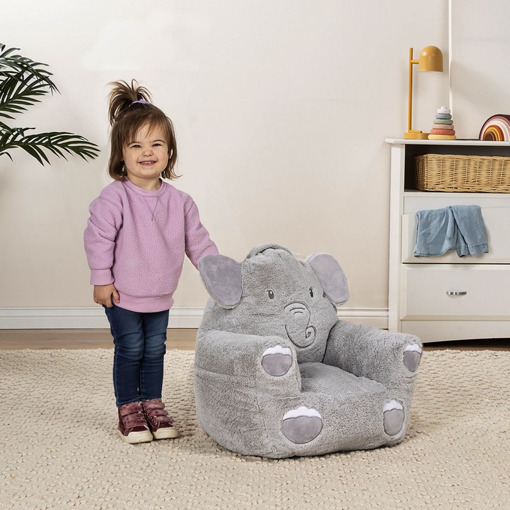 Cuddo Buddies Toddler Plush Elephant Chair Lands End