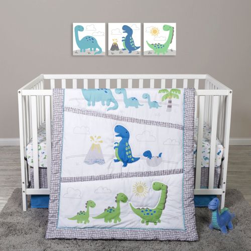 Dinosaur crib quilt sale