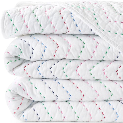 Kids Seed Stitch Quilt, Front
