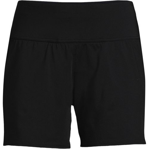  Lands' End Womens Comfort Waist 9in Swim Short Panty