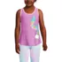 Girls Gathered Back Active Performance Tank, Front