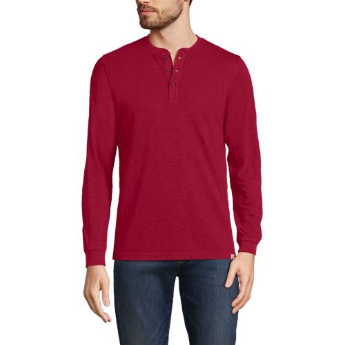 Slub Knit Henley Lands' End