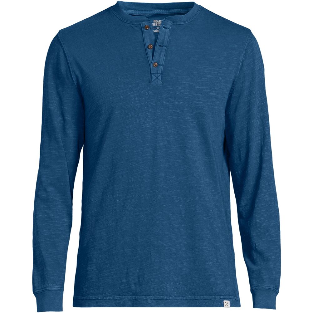 WEEKEND SLUB JERSEY LONG SLEEVE HENLEY