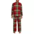Men's Flannel Pajama Set, Back