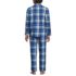 Men's Flannel Pajama Set, Back