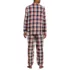 Men's Flannel Pajama Set, Back