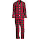 Men's Flannel Pajama Set, Front
