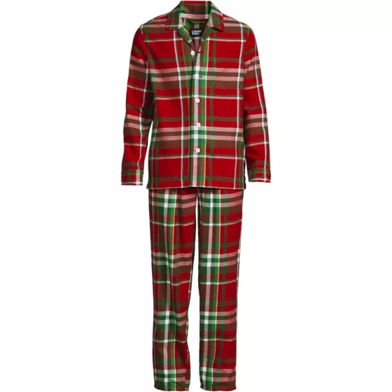 Men's Flannel Pajama Set - primary