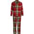 Men's Flannel Pajama Set, Front