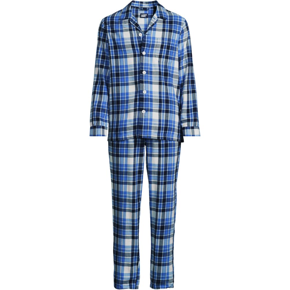 Men's Big and Tall Flannel Pajama Set Lands' End