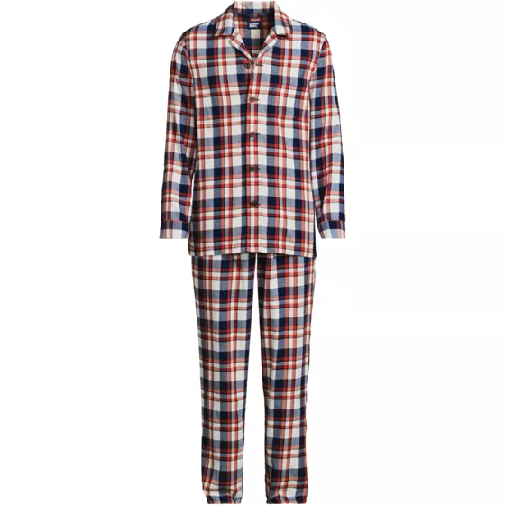Men's Flannel Pajama Set - primary