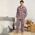 Men's Flannel Pajama Set, alternative image