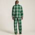Men's Flannel Pajama Set, Back