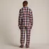 Men's Flannel Pajama Set, Back