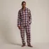 Men's Flannel Pajama Set, Front