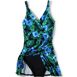 Women's Tulip Wrap Mini Swim Dress One Piece Swimsuit, alternative image