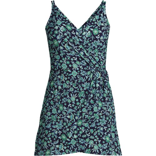 V-Neck Plus-Size One-Piece Swimsuits