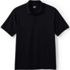 Unisex Short Sleeve Basic Polyester Zip Polo, Front