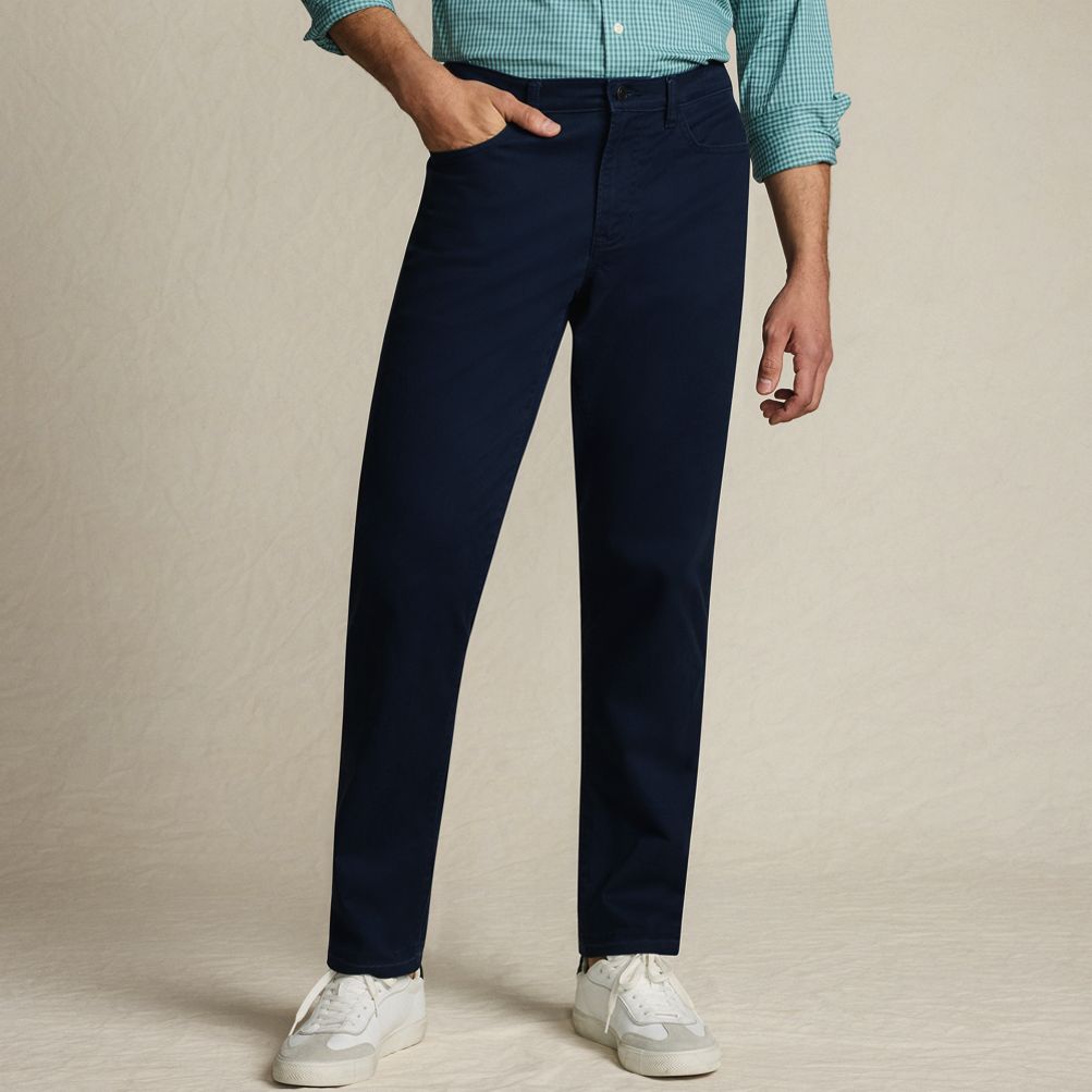 Men's Travel Kit Traditional Fit 5 Pocket Pant | Lands' End