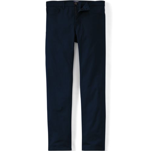 Men's Travel Kit Slim Fit 5 Pocket Pant | Lands' End