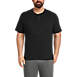 Men's Big and Tall Knit Rib Short Sleeve Henley Pajama Shirt, Front