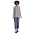 Women's 3/4 Sleeve Slub Jersey Swing Tunic, alternative image