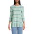 Women's 3/4 Sleeve Slub Jersey Swing Tunic, Front