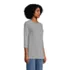 Women's 3/4 Sleeve Slub Jersey Swing Tunic, alternative image
