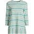 Women's 3/4 Sleeve Slub Jersey Swing Tunic, Front