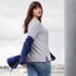Women's 3/4 Sleeve Slub Jersey Swing Tunic, alternative image