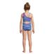 Girls One Shoulder One Piece Swimsuit, Back