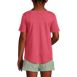 Girls Short Sleeve Curved Hem Graphic Tee Shirt, Back