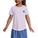 Girls Short Sleeve Curved Hem Graphic Tee Shirt, Front