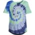 Girls Short Sleeve Curved Hem Graphic Tee Shirt, Front