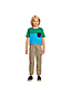 Colorblock T-Shirt mit Slub-Struktur für Jungen image number 3